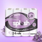 24 Toilet Roll - Soft & Quilted 3-Ply Lavender Scented