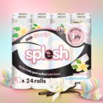 24 Vanilla & Marshmallow Toilet Rolls | 3-Ply Luxury