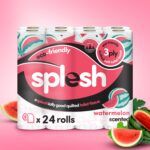 24 Watermelon Scented Toilet Rolls | Luxury 3-Ply