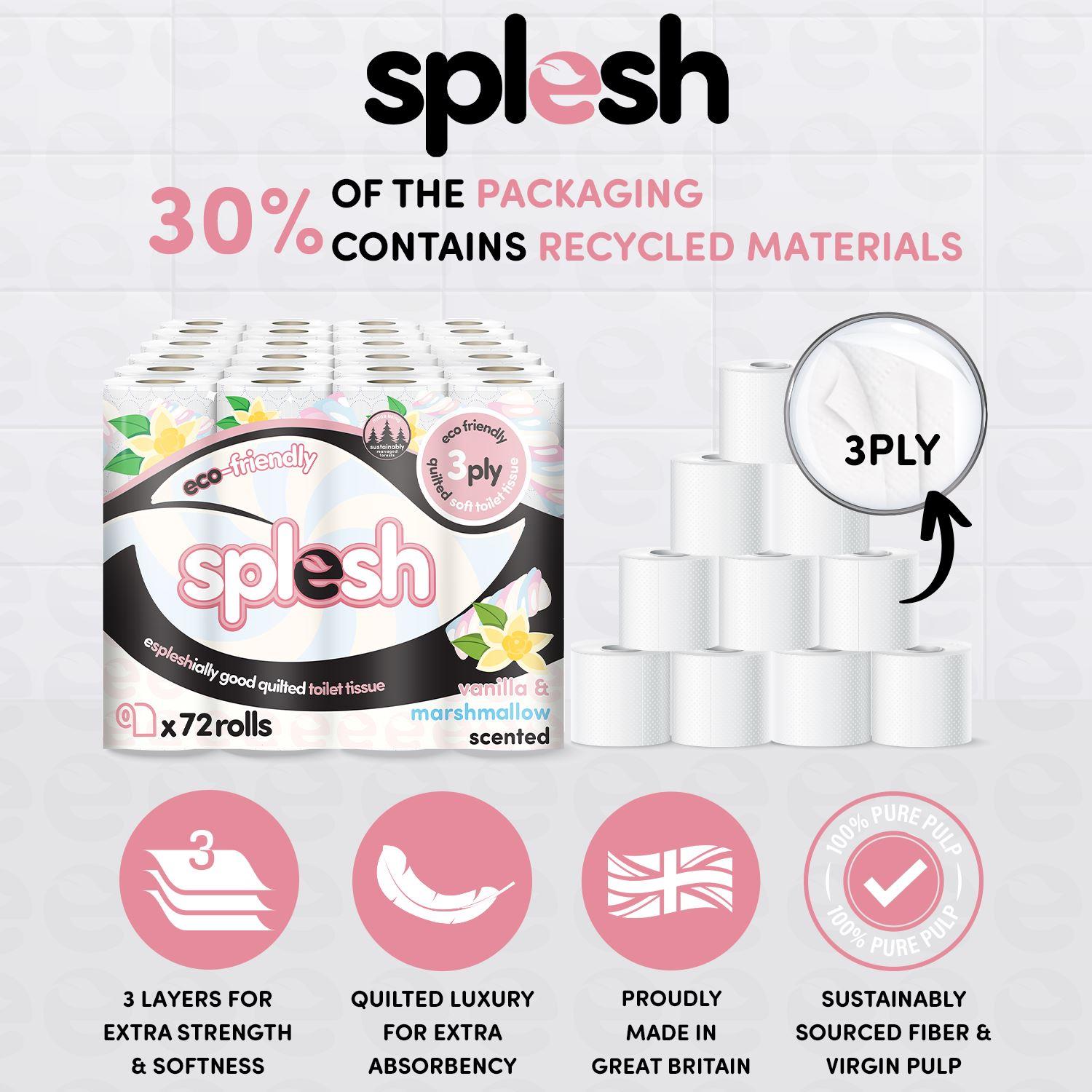 48 Vanilla & Marshmallow Toilet Rolls | 3-Ply Luxury - Image 3