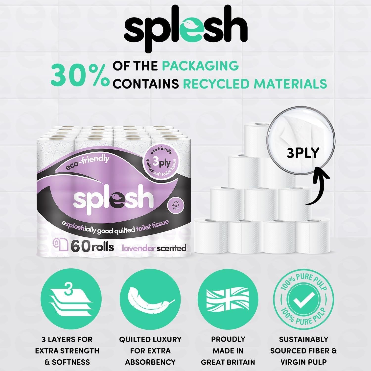 Super Saver 72 Toilet Rolls Pack (36 Vanilla+36 Lavender) - Image 2