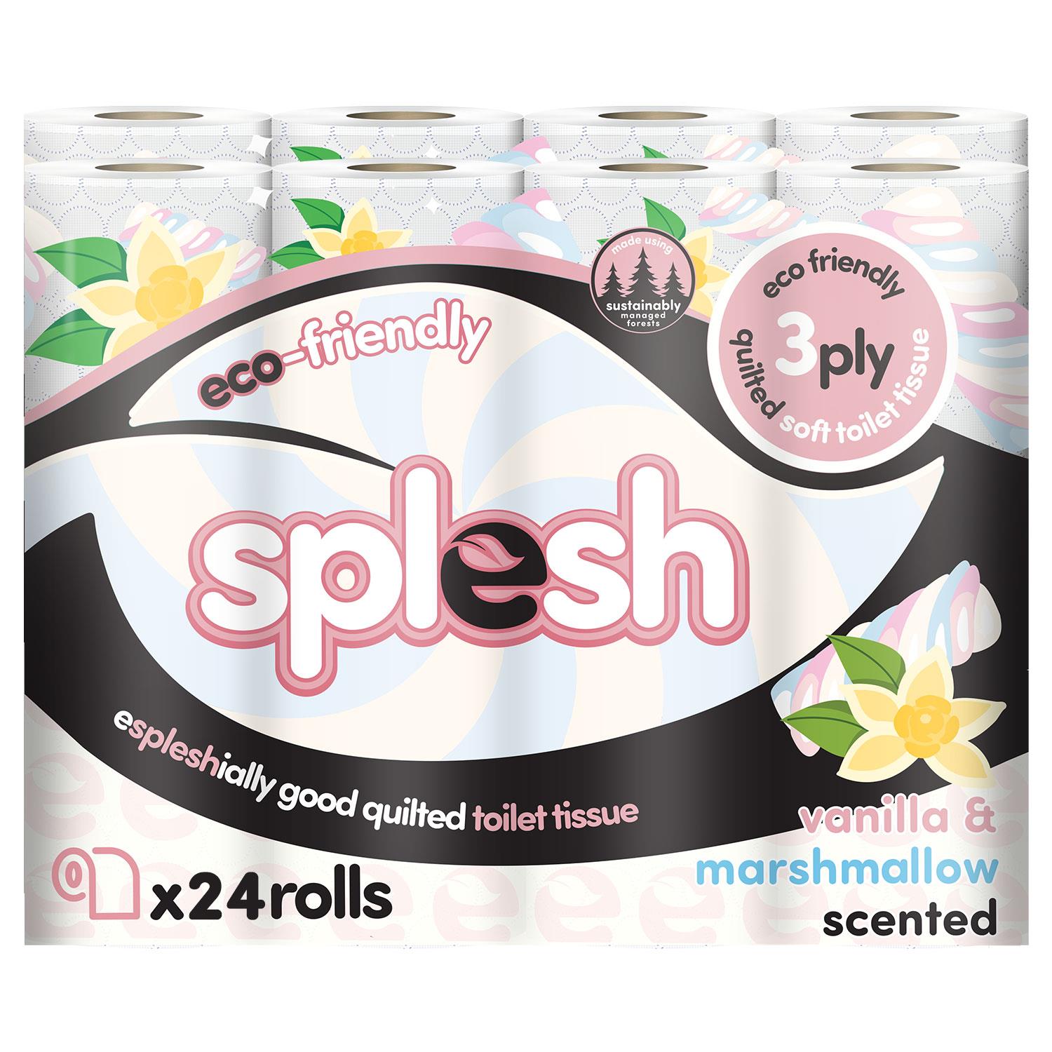 24 Vanilla & Marshmallow Toilet Rolls | 3-Ply Luxury - Image 2