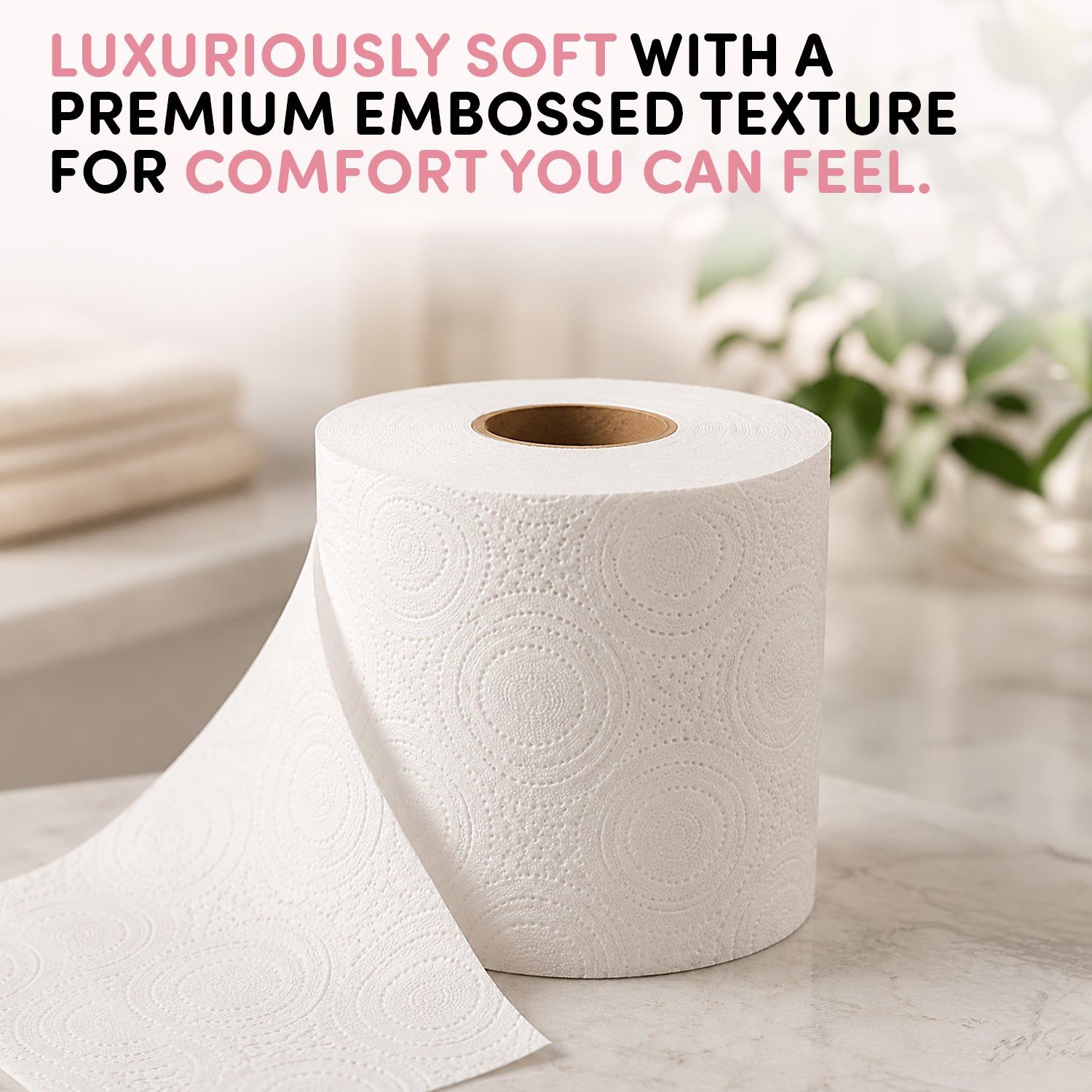 Splesh Quilted Luxury Vanilla & Marshmallow 3-Ply Soft Toilet Paper, 36 Rolls - Image 5