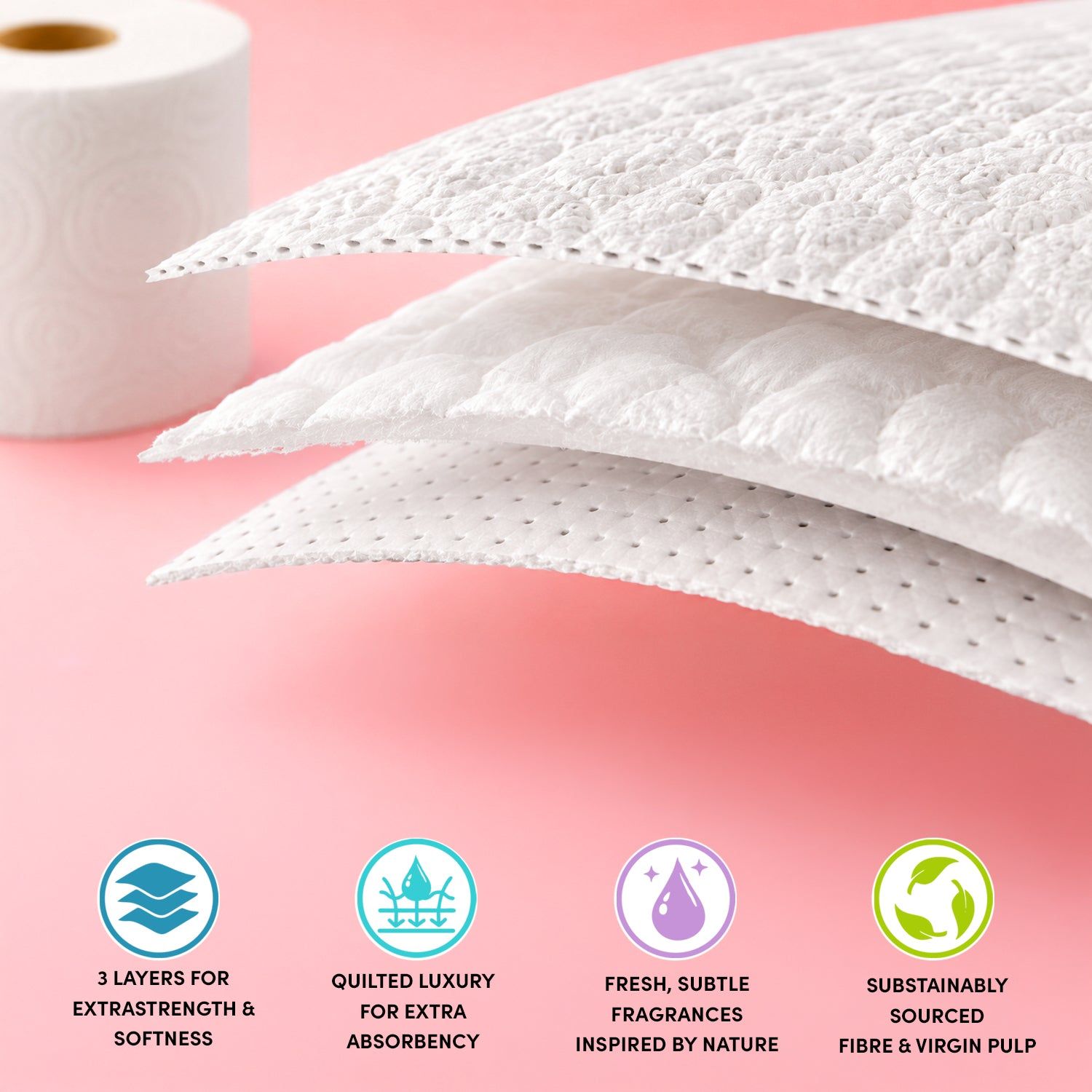 12 Watermelon Scented Toilet Rolls | Luxury 3-Ply - Image 6