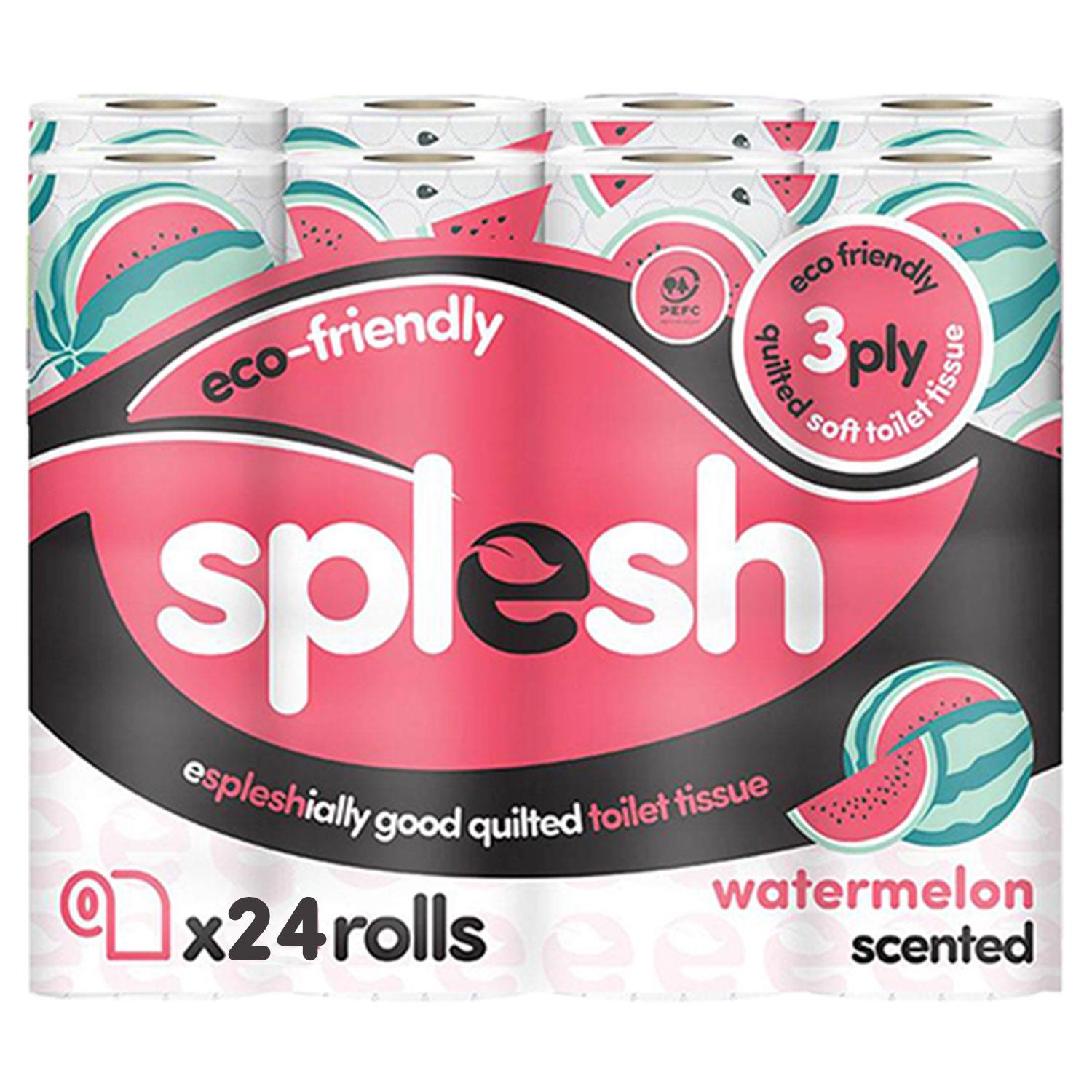 24 Watermelon Scented Toilet Rolls | Luxury 3-Ply - Image 2