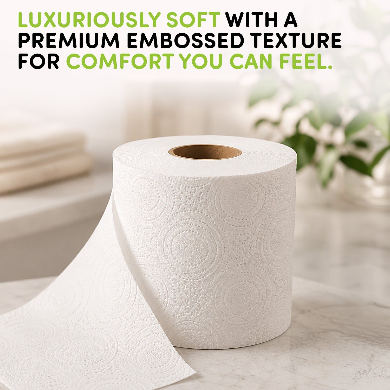 Splesh Toilet Roll Eco-Friendly, Soft & Quilted, Aloe Vera 36 Rolls - Image 5