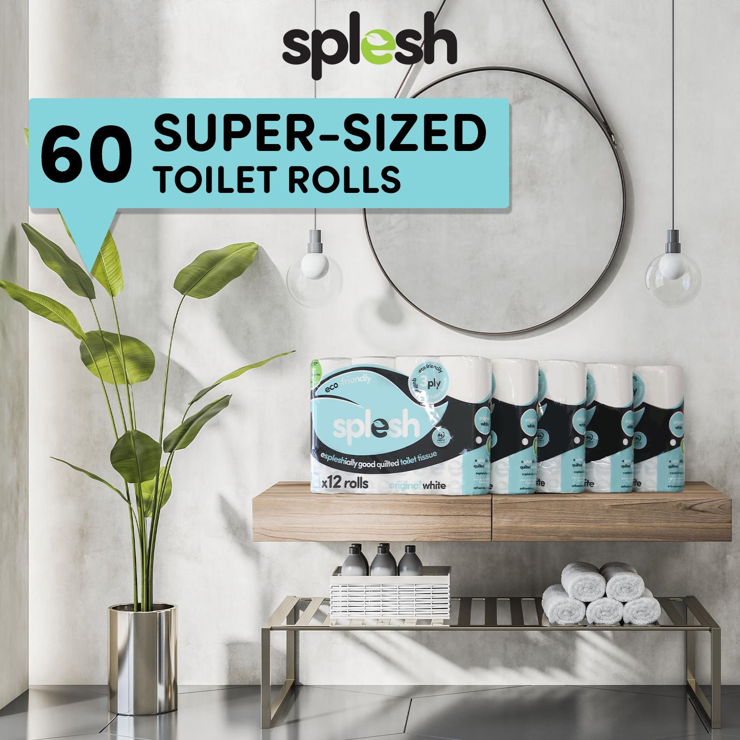 18 Rolls Quilted Toilet Rolls 60 + Culina Kitchen Towel - Image 5