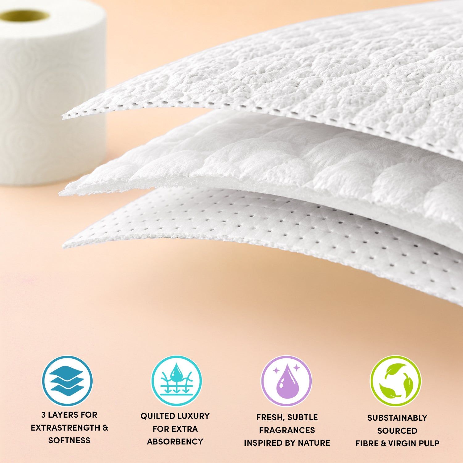Splesh Signature Scented Toilet Paper (96 Rolls, 3-Ply) - Image 3