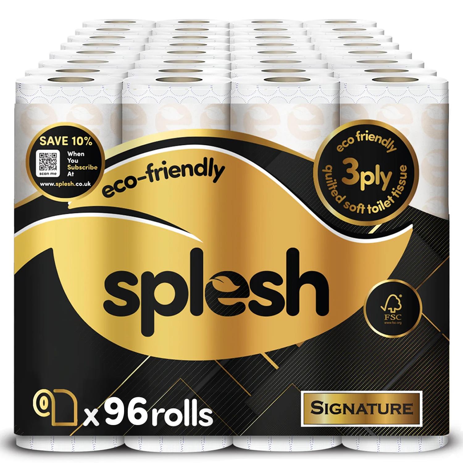Splesh Signature Scented Toilet Paper (96 Rolls, 3-Ply) - Image 2