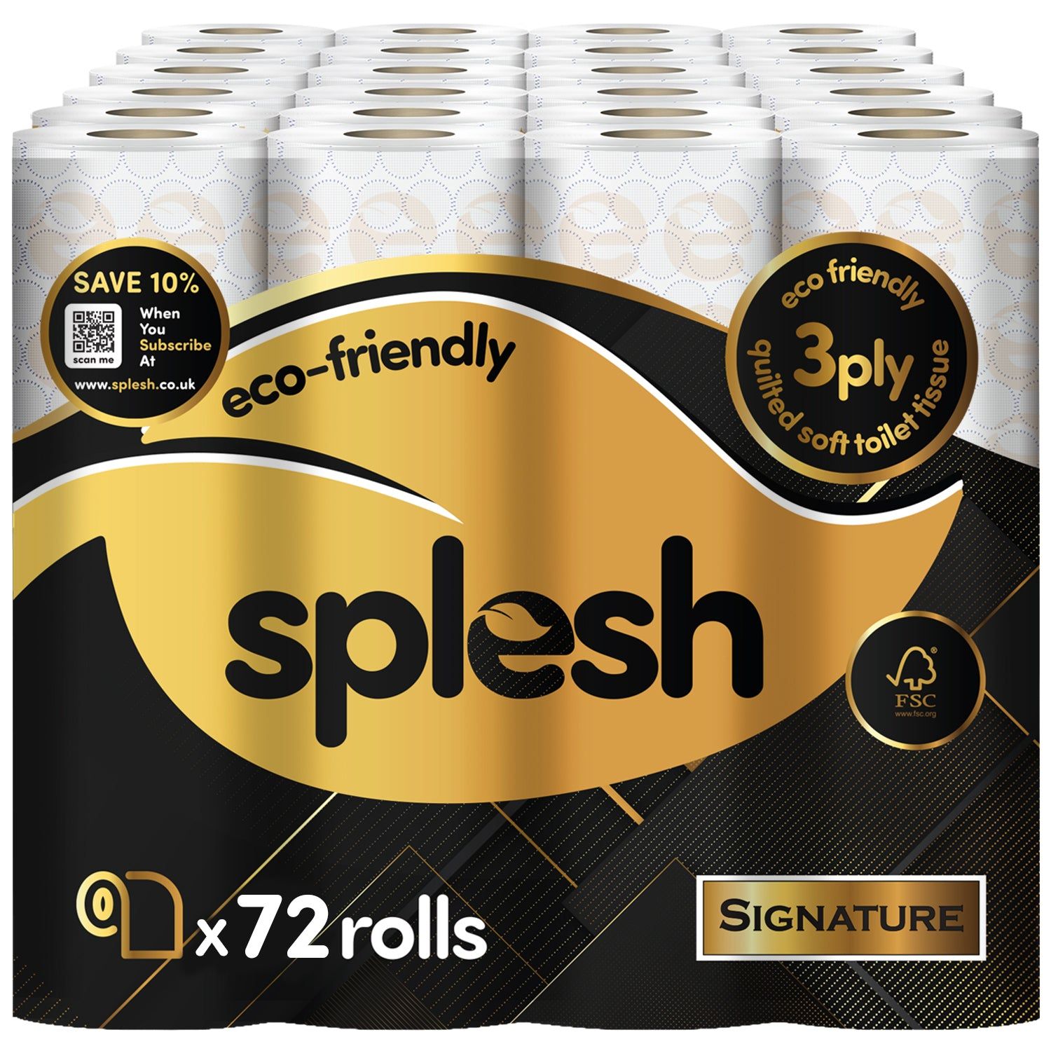 Splesh Signature Scented Toilet Paper (72 Rolls, 3-Ply) - Image 2